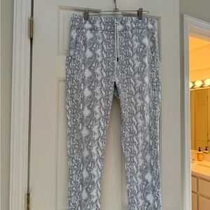 Flog Gray Patterned Pants-29